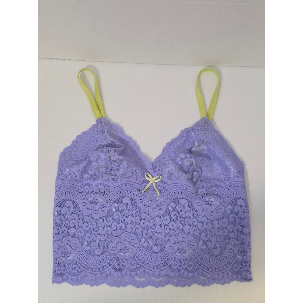 Victoria's Secret Lace Bralette Medium Purple NWT 2454